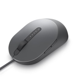 MOUSE DELL, "MS3220", PC sau NB, cu fir, USB, optic, 3200 dpi, butoane/scroll 5/1, , gri, "570-ABHM" (timbru verde 0.18 lei)