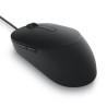 MOUSE DELL, "MS3220", PC sau NB, cu fir, USB, optic, 3200 dpi, butoane/scroll 5/1, , negru, "570-ABHN" (timbru verde 0.18 lei)