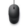 MOUSE DELL, "MS3220", PC sau NB, cu fir, USB, optic, 3200 dpi, butoane/scroll 5/1, , negru, "570-ABHN" (timbru verde 0.18 lei)