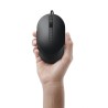 MOUSE DELL, "MS3220", PC sau NB, cu fir, USB, optic, 3200 dpi, butoane/scroll 5/1, , negru, "570-ABHN" (timbru verde 0.18 lei)