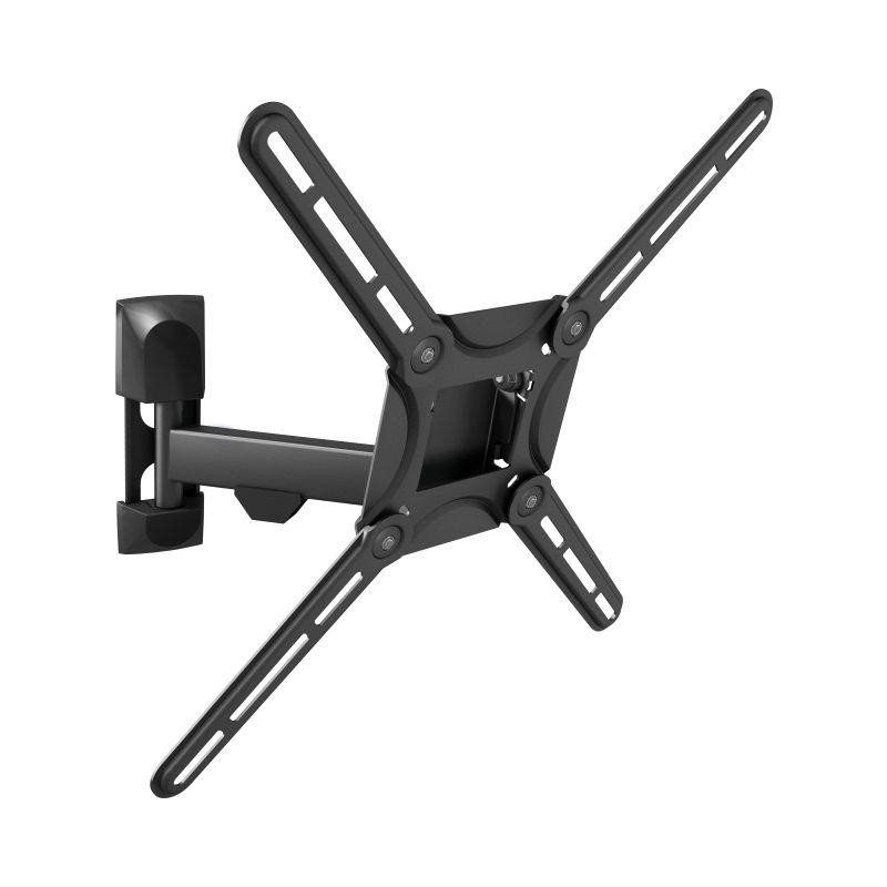 SUPORT de perete BARKAN, pt 1 TV/monitor plat, curbat, diag. max 75 inch, rotatie, inclinare, pivotare, pliere, max 60 Kg, "BM46