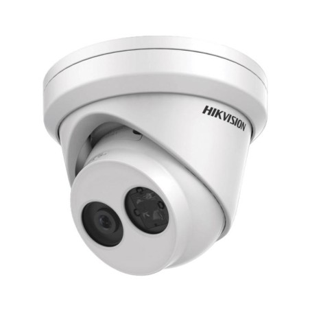 CAMERA IP HIKVISION, turret, pt. exterior, dist. IR 30 m, tip lentila fixa 2.8 mm, 8 Mpx, cu fir, microfon, PoE, carcasa metal, 