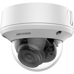 CAMERA supraveghere HIKVISION dome, pt. exterior, dist. IR 70 m, lentila varifocala 2.7 - 13.5 mm, 2 Mpx, cu fir, carcasa metal,