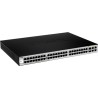 SWITCH D-LINK SMART 48 porturi 10/100Mbps + 2 porturi Gigabit + 2 porturi Combo SFP, carcasa metalica, rackabil, "DES-1210-52" (