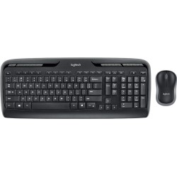 KIT wireless LOGITECH, tastatura wireless multimedia "MK330" + mouse wireless 1000dpi, 3 butoane "M215", black, "MK330" "920-003