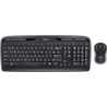 KIT wireless LOGITECH, tastatura wireless multimedia "MK330" + mouse wireless 1000dpi, 3 butoane "M215", black, "MK330" "920-003