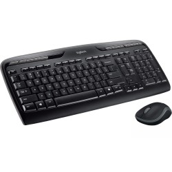 KIT wireless LOGITECH, tastatura wireless multimedia "MK330" + mouse wireless 1000dpi, 3 butoane "M215", black, "MK330" "920-003