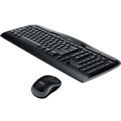 KIT wireless LOGITECH, tastatura wireless multimedia "MK330" + mouse wireless 1000dpi, 3 butoane "M215", black, "MK330" "920-003