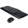 KIT wireless LOGITECH, tastatura wireless multimedia "MK330" + mouse wireless 1000dpi, 3 butoane "M215", black, "MK330" "920-003