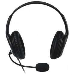 CASTI Microsoft, "LifeChat LX-3000", cu fir, standard, utilizare multimedia, call center, microfon pe brat, conectare prin USB 2