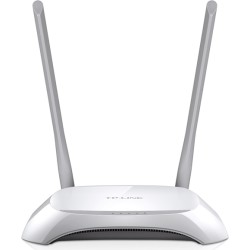 ROUTER TP-LINK wireless  300Mbps, 4 porturi 10/100Mbps, 2 antene externe, 2T2R "TL-WR840N" /45504890 (timbru verde 0.8 lei) 4925