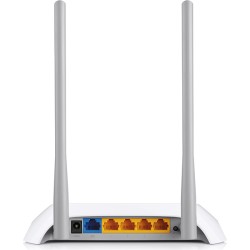 ROUTER TP-LINK wireless  300Mbps, 4 porturi 10/100Mbps, 2 antene externe, 2T2R "TL-WR840N" /45504890 (timbru verde 0.8 lei) 4925