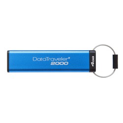 MEMORIE USB 3.1 KINGSTON 4 GB, cu capac | cu cifru, carcasa plastic, albastru, "DT2000/4GB" (timbru verde 0.03 lei)