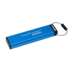 MEMORIE USB 3.1 KINGSTON 64 GB, cu capac | cu cifru, carcasa plastic, albastru, "DT2000/64GB" (timbru verde 0.03 lei)