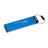 MEMORIE USB 3.1 KINGSTON 64 GB, cu capac | cu cifru, carcasa plastic, albastru, "DT2000/64GB" (timbru verde 0.03 lei)