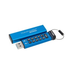 MEMORIE USB 3.1 KINGSTON 8 GB, cu capac | cu cifru, carcasa plastic, albastru, "DT2000/8GB" (timbru verde 0.03 lei)