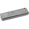 MEMORIE USB 3.0 KINGSTON 8 GB, cu capac, carcasa metalic, argintiu, "DTLPG3/8GB" (timbru verde 0.03 lei)
