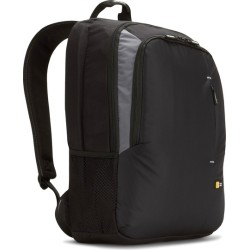 RUCSAC CASE LOGIC, pt. notebook de max. 17 inch, 2 compartimente, buzunar frontal x 2 | buzunar lateral, waterproof, nylon, negr