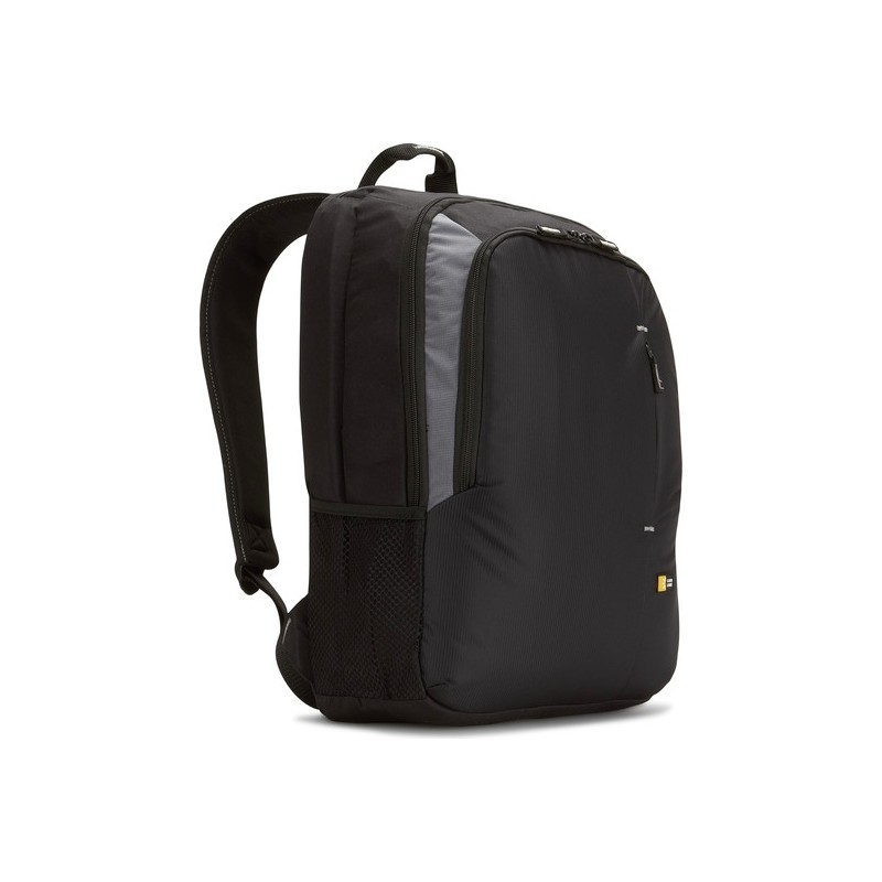 RUCSAC CASE LOGIC, pt. notebook de max. 17 inch, 2 compartimente, buzunar frontal x 2 | buzunar lateral, waterproof, nylon, negr