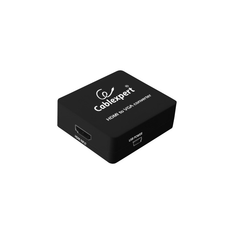 ADAPTOR video GEMBIRD, splitter HDMI (M) la VGA (M) + Jack 3.5mm (M), rezolutie maxima Full HD (1920 x 1080) la 60Hz, USB power,