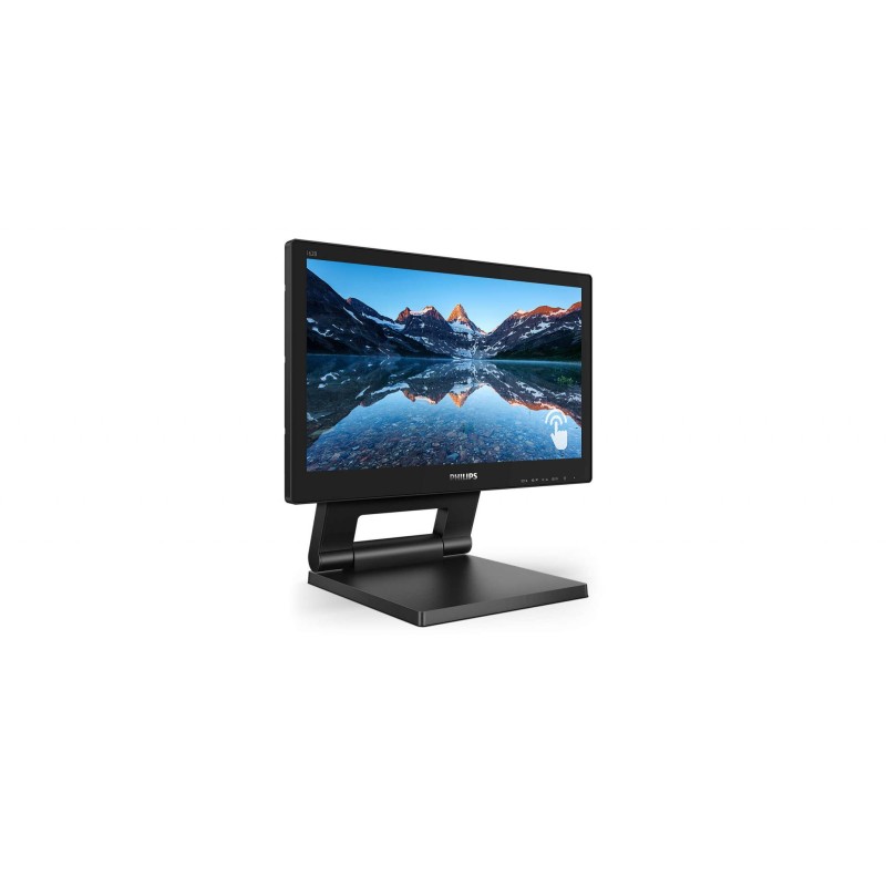 MONITOR PHILIPS 15.6", home, office, touchscreen, TN, HD (FWXGA) (1366 x 768), Wide, 220 cd/mp, 4 ms, HDMI, VGA, DisplayPort, "1