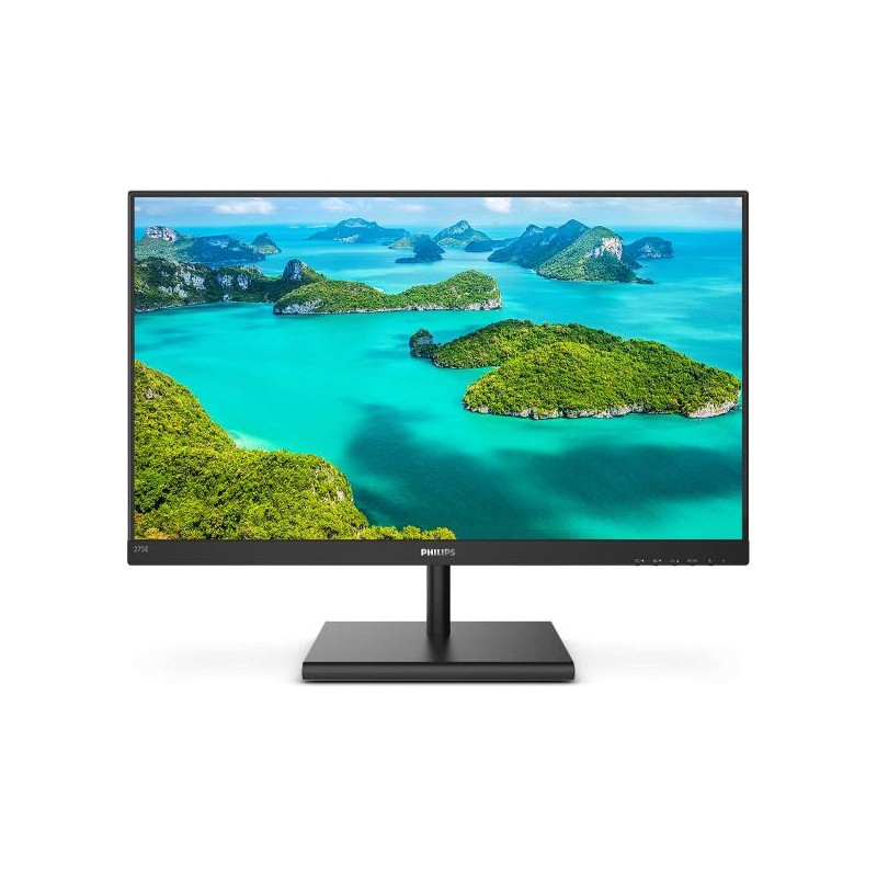 MONITOR PHILIPS 27", multimedia, IPS, WQHD (2560 x 1440), Wide, 250 cd/mp, 4 ms, HDMI, VGA, DisplayPort, "275E1S/00" (timbru ver
