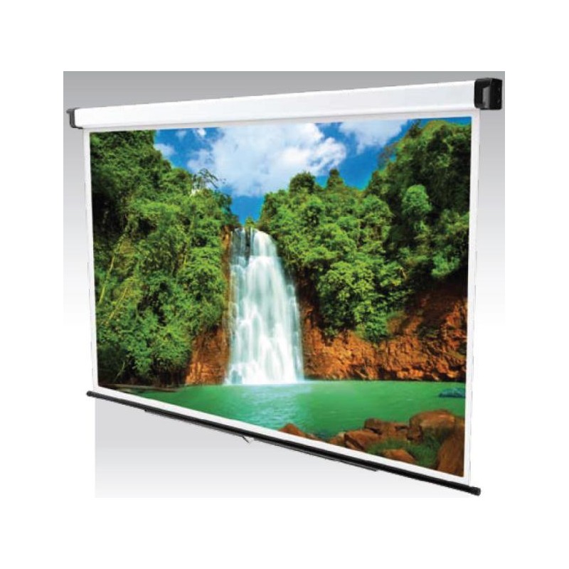 ECRAN proiectie SOPAR, manual, format 1 : 1, fixare perete | tavan, 180 x 190 cm, "SP3180"