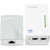 KIT ADAPTOR POWERLINE TP-LINK tehnologie AV,  AV600, pana la 300Mbps, 2 porturi 10/100Mbps, wireless 300Mbps, compus din TL-WPA4
