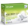 KIT ADAPTOR POWERLINE TP-LINK tehnologie AV,  AV600, pana la 300Mbps, 2 porturi 10/100Mbps, wireless 300Mbps, compus din TL-WPA4