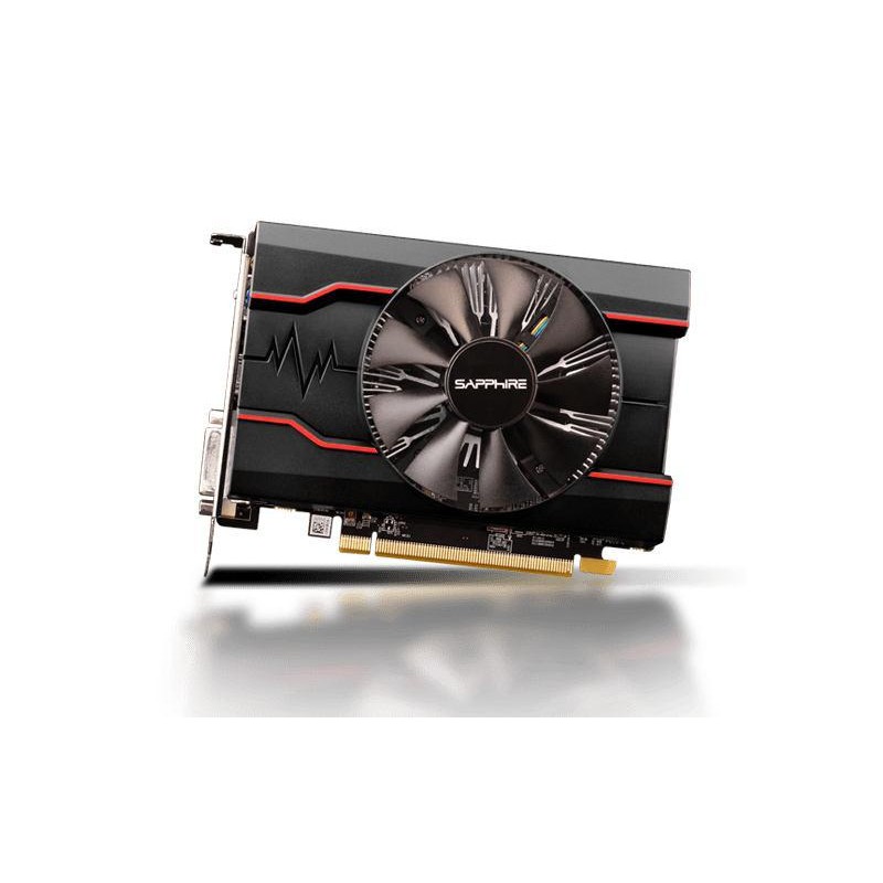 PLACA VIDEO  SAPPHIRE AMD Radeon  RX 550, 2 GB GDDR5 64 biti, PCI Express 3.0 x 8, HDMI, DVI, Display Port, sistem racire aer ac