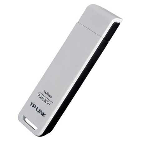 ADAPTOR RETEA TP-LINK , extern wireless 2.4 GHz, USB 2.0, port, 300 Mbps, antena interna x 1, "TL-WN821N" (timbru verde 0.18 lei