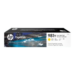Cartus Cerneala Original HP Yellow, nr.981Y, pentru PageWide  E58650|556|586, 20K, (timbru verde 0.15 lei), "L0R15A"