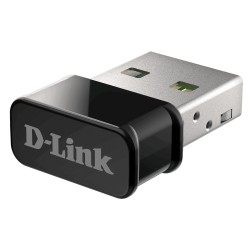 ADAPTOR RETEA D-LINK AC1300 NANO, extern wireless 2.4 GHz | 5 GHz, USB 2.0, port, 1300 Mbps, antena interna x 1, "DWA-181" (timb