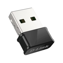 ADAPTOR RETEA D-LINK AC1300 NANO, extern wireless 2.4 GHz | 5 GHz, USB 2.0, port, 1300 Mbps, antena interna x 1, "DWA-181" (timb