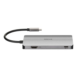 HUB extern D-LINK, porturi SD/microSD Dual Card Reader x 1, USB 3.0 x 2, HDMI x 1, USB Type C x 1, conectare prin USB Type C, ca