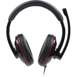 CASTI Gembird, cu fir, standard, utilizare multimedia, microfon pe brat, conectare prin Jack 3.5 mm x 2, negru, "MHS-001", (timb