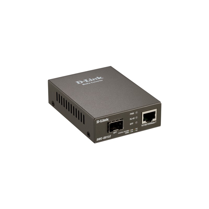 MEDIA CONVERTOR D-LINK RJ45 10/100/1000 Mbps la fibra, Fu60-Duplex "DMC-G01LC"( include timbru verde 0.5 Lei )