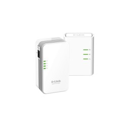 KIT ADAPTOR POWERLINE D-LINK AV500 wireless N mini, pana la 500Mbps, 1 port Gigabit, 2 buc. "DHP-W311AV" (timbru verde 2 lei)