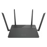 ROUTER D-LINK wireless 1900Mbps, 4 porturi Gigabit, 4 antene externe, Dual Band AC1900 (1300/600Mbps), AC SmartBeam, MU-MIMO, bl
