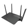 ROUTER D-LINK wireless 1900Mbps, 4 porturi Gigabit, 4 antene externe, Dual Band AC1900 (1300/600Mbps), AC SmartBeam, MU-MIMO, bl