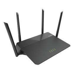 ROUTER D-LINK wireless 1900Mbps, 4 porturi Gigabit, 4 antene externe, Dual Band AC1900 (1300/600Mbps), AC SmartBeam, MU-MIMO, bl