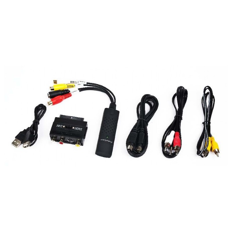 PLACA de captura GEMBIRD (Videograbber), intrare: RCA x 3 (audio/video), S-Video, adaptor Scart, la iesire USB 3.0, transfer inr