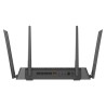 ROUTER D-LINK wireless 1900Mbps, 4 porturi Gigabit, 4 antene externe, Dual Band AC1900 (1300/600Mbps), AC SmartBeam, MU-MIMO, bl