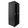 CABINET 19" LOGILINK  22U 800x1000 mm, Dulap, Asamblat,  Black, usa sticla cu blocare, otel 1.5mm, sarcina maxima 1500Kg, "D22S8