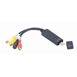 PLACA de captura GEMBIRD (Videograbber), intrare: RCA x 3 (audio/video), S-Video, adaptor Scart, la iesire USB 3.0, transfer inr