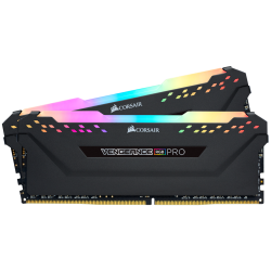 Memorie DDR Corsair DDR4 32 GB, frecventa 3200 MHz, 16 GB x 2 module, radiator, iluminare RGB, "CMW32GX4M2E3200C16"