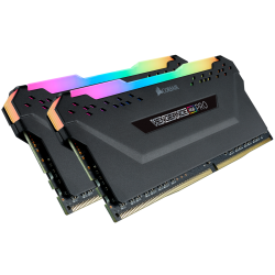 Memorie DDR Corsair DDR4 32 GB, frecventa 3200 MHz, 16 GB x 2 module, radiator, iluminare RGB, "CMW32GX4M2E3200C16"