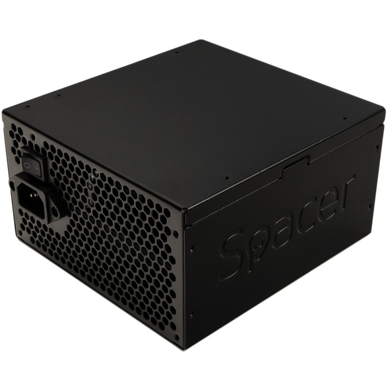 SURSA SPACER MODULARA 500 (for 500W Gaming PC), fan 120mm, MB (20+4) x1, CPU (4+4) x1, PCI-E (6+2) x1, SATA x3, Molex x3, *retai