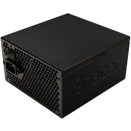 SURSA SPACER MODULARA 500 (for 500W Gaming PC), fan 120mm, MB (20+4) x1, CPU (4+4) x1, PCI-E (6+2) x1, SATA x3, Molex x3, *retai