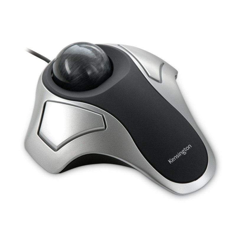 MOUSE Kensington - trackball, "Orbit", trackball, cu fir, USB, optic, nespecificat, butoane/scroll 2/1, trackball, gri, "64327EU